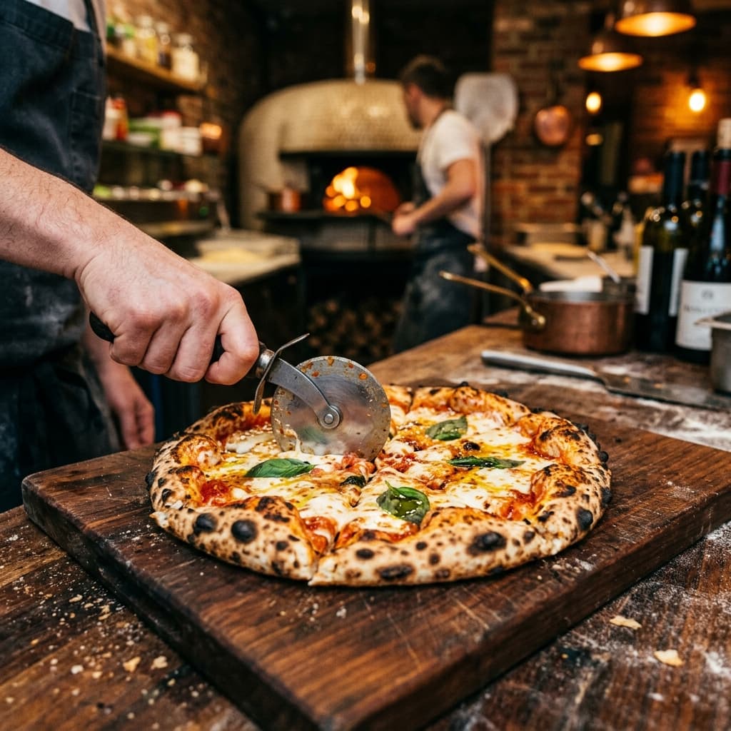 Poctivá pizza z pece na dřevo v Rustice
